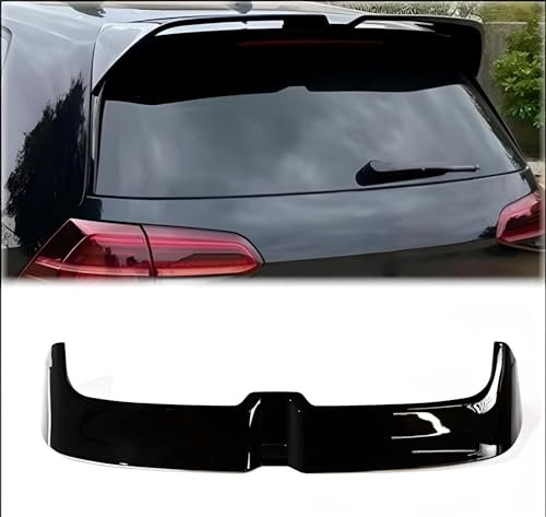 Heckspoiler für Golf 7 7.5 GTI GTD R R-Line 2013-2019,ABS Material Spoiler Auto Heckflügel Dachspoilerflügel Heckflügel Lippe Auto Tuning