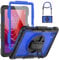 SEYMCY Case for Lenovo Tab M11/Tab K11 LTE 11 inch 2024, Full-Body Shockproof with Screen Protector, 360° Rotating Stand & Hand Strap, Carrying Strap, Pen Holder for Lenovo M11/K11 Tablet Case, Blue