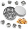 Plätzchen Ausstecher Mini, 24 Stück Kleine Keksausstecher aus Edelstahl, Geometrische Keks Ausstechformen Set, Plätzchenausstecher für Tortendekorationen Zuckerkuchen und Kekse
