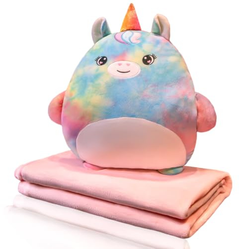 Decke mit Cartoon Druck, Plüsch Fleecedecke für Jungen, Mädchen, Baby, Flannel Fleece Weich und Warm Kuscheldecke Überwurf Decke, Fleece Deckes Rosa, Warme Weiche 100 x 80 cm(E)