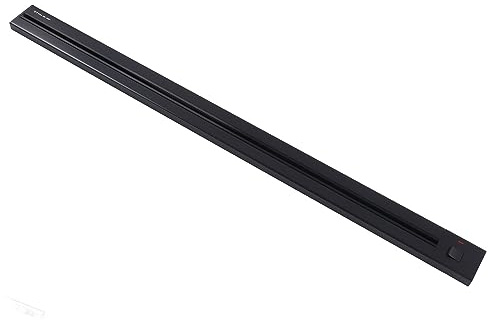 FTVOGUE Elektrische Steckdosen-Stromschiene, Wandmontage-Stromschiene aus Aluminiumlegierung, 120 cm, 250 V, 25 A, Kabelloses Design, wasserdichte Oberfläche, Bis zu 12 Schienensteckdosen für die