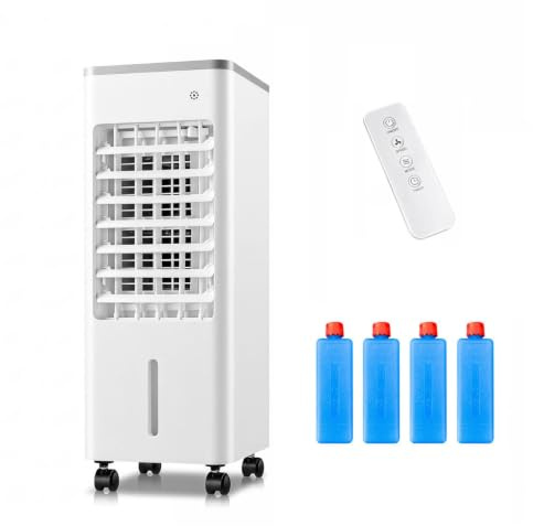 Enfriador de aire evaporativo portátil, ventilador de control remoto