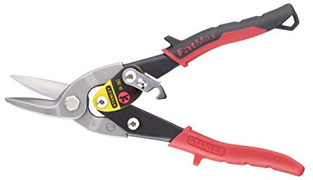 Stanley MaxSteel 14-562 Luftfahrtschere, links, gebogen, 24 cm