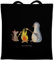 Mr. & Mrs. Panda Tragetasche Pinguin Lagerfeuer - Geschenk, Büroalltag, Shopper, Stoffbeutel, Beuteltasche, Motivation, Maus, Strandtasche,