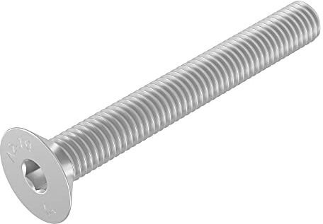 SECCARO Senkschraube M5 x 40 mm, Edelstahl V2A VA A2, DIN 7991 / ISO 10642, Innensechskant, 20 Stück