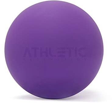 Massage-Ball [6cm Durchmesser] - Als Lacrosse-Ball und Faszien-Ball zur Selbstmassage und zur Triggerpunkttherapie (genaue Behandlung von Verspannungen) geeignet (Lila)