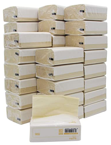 DrDirt Taschentücher aus Bambus umweltfreundlich 36 Packungen 3-lagig 110 Blätter pro Packung weich parfümfrei für empfindliche Haut