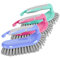 Lot de 2 brosses à récurer/brosse de nettoyage avec poils extra forts et poignée souple antidérapante.