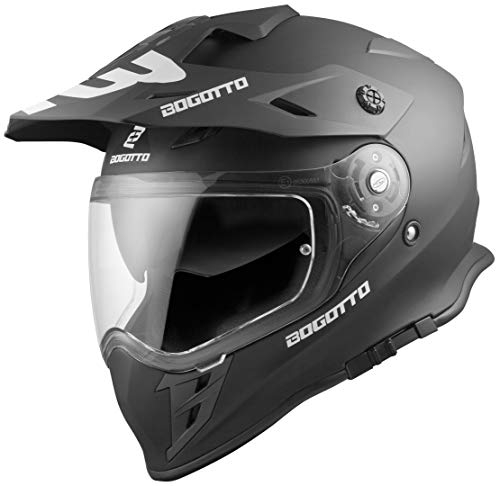 Bogotto V331 Enduro Helm, schwarz matt, M