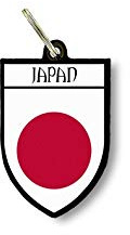 Schlüsselanhänger Schlüsselanhänger Ring Flagge Nationalflagge Souvenir Schild Japan