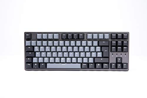DURGOD Taurus K320 TKL Mechanical Gaming Keyboard - 88 Keys - Double Shot PBT - USB Type C - ISO UK (Space Grey, Cherry Mx Black)