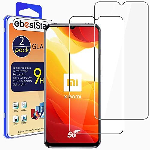 ebestStar - Vetro Temperato x2 per Xiaomi Mi 10 Lite, Pellicola Protezione Schermo, Antiurto
