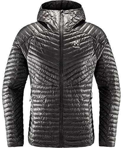 Haglöfs Steppjacke Herren L.I.M Mimic Hood Insulating, atmungsaktiv, wasserabweisend Magnetite XL XL