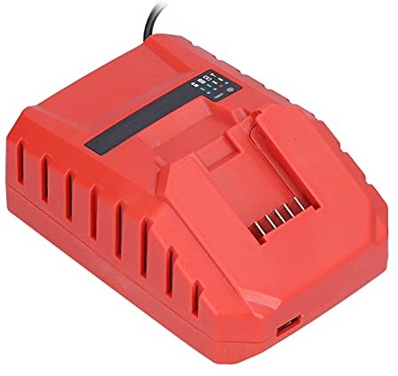 Chargeur de Batterie Accessoires pour Outils électriques de Remplacement Contrôle de Température NTC pour Hilti 12V C4/12-50 100-240V 5℃ ~ 40℃ Rouge(FICHE UE)