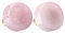 Nupuyai 2pcs Rose Quartz Round Crystal Stone Drawer Knobs Set, Energy Healing Stone Cabinet Pulls Handle for Dresser Home Office