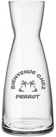 Société ARG Gravure sur carafe Ypsilon 100 Cl personnalisé avec textes et logos (600 logos au choix)