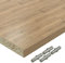 AUPROTEC Einlegeboden Regalboden 19 mm Holz Zuschnitt nach Maß Größe bis max 700 mm breit x 600 mm tief Dekorplatte mit Umleimer ABS Kante: Farbe Eiche Sanremo Classic
