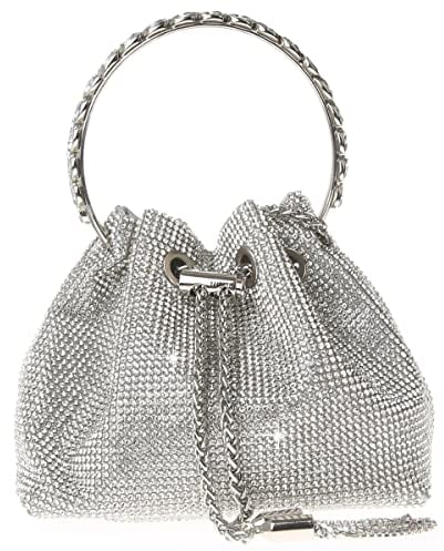 COAIMANEY Women's Sparkly Rhinestone Clutch Bag, Glitter Evening Bag Shoulder Bags Tote Purses for Wedding Party Prom