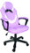 SIMPLETEK - Poltrona da Gaming Altezza Regolabile | Comoda Resistente Tessuto Facile da Pulire Colore Viola