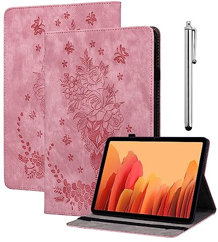 KEDBBAO Funda para Samsung Galaxy Tab S5E de 10,5 pulgadas 2019 (SM-T720/T725), multiángulo, de piel sintética, con soporte para lápiz y función atril, color rosa