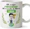 MUGFFINS Tazas Personalizadas para FUNCIONARIO hombre - En Español - Eres Mejor del Mundo - 11 oz / 330 ml - Regalo Personalizable original y divertido