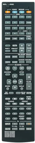 ALLIMITY Fernbedienung Ersatz passend für Yamaha Audio Receivers RAV501 RAV505 RAV506 RAV507 RAV472 RX-A830 RX-V675 TSR-6750 F26990 HTR-6066 RX-A730