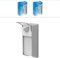 ARNOMED 2 Distributeur gel hydroalcoolique en aluminium, distributeur savon automatique 1000ml, Levier court - fixation/montage mural, Soap Dispenser, distributeur de savon automatique