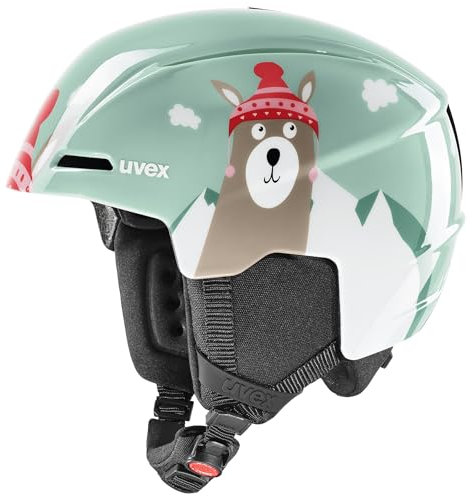 uvex viti Casco de esquí, Niños unisex, jade lama, 46-50 cm