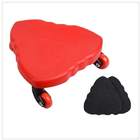 UsmAsk Bauchscheibe, Bauchradplatte, Muskeltrainingsgerät, Bauchroller mit 2 Kniepolstern, Fitnesstrainer für das Heim-Fitnessstudio