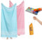 Luum® XXL Strandtuch Hamamtuch Saunahandtuch Handtuch Yogatuch Duschtuch Strandhandtuch Saunatuch Badetuch Pareo Reisehandtuch, Damen Herren, Türkis/Pink (Besser als Mikrofaser Handtücher)