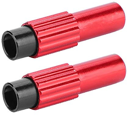 Fahrrad Bremse Einstellschraube Cavonoi 1 Paar Fahrrad Bremse Cablehift Connector Line Regler Einsteller Gehäuse (Rot)