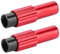 Fahrrad Bremse Einstellschraube Cavonoi 1 Paar Fahrrad Bremse Cablehift Connector Line Regler Einsteller Gehäuse (Rot)