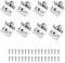 8 PCS Ball Door Catches for Internal Doors Stainless Steel Roller Ball Latches Spring Loaded Ball Bearing Door Catch Hardware for Cupboard Closet Top