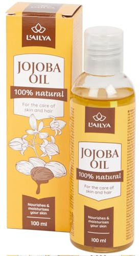 Lailya 100% natural Organic oil, Natural skin, hair and nails oil (100ml, Jojoba Oil)
