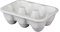 Uonlytech Easter Egg Keeper Grid Refrigerator Egg Storage Box Ceramic Holder Easy Clean White