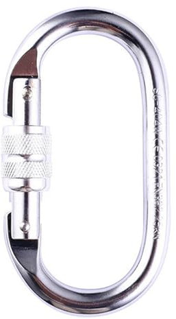 ZBIianxer Klettern Karabiner Leichte Gewichte Twist Karabiner Haken Mit Screwgate Frühling Schlüsselanhänger Clip Haken Schnalle Robuste