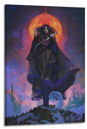 VZRSQZK Bloodborne Spiel-Poster, dekoratives Gemälde, Leinwand, Wandposter und Kunstdruck, modernes Familienschlafzimmer, Dekoration, Poster, 30 x 45 cm