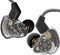 keephifi CCZ Melody in-Ear Monitors Earphones Headphones Wired Earbuds Without Microphone IEM HiFi Bass with 1DD 1BA, Ear fins, 4N OFC Cable for Musicians, Singer, on Stage, Studio,Gaming