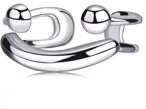 LEGENTLISUR Ring aus 925er Silber Verstellbarer Offener Ring Smiley Ring Silber Damen-Lächeln-Ring Geeignet als Überraschungsgeschenk für Freunde,Familie und Liebste