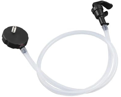 Elaboración de cerveza casera Mini barril con tapa básica con manguera de silicona, grifo for Picnic, dispensador de cerveza portátil, grifo de lanza apto for barril de cerveza casera de 2L, 4L y 5L A