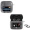 KZIOACSH Clear Case for JBL Tour Pro 3, Ultra Slim Anti-Scratch Anti-Lost Protective Silicone Earbuds Case Lightweight Washable Sumdge-Proof Earphone Skin Cover with Carabinerfor JBL Tour Pro 3