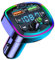 Trasmettitore FM Bluetooth 5.0 per Auto, MP3 Adattatore Audio Radio con 2 Porte USB PD Type C e QC3.0 20W Ricarica Rapida, Kit Vivavoce Telefono Supporto TF Card/Disco U/Luce Ambientale/EQ Funzione