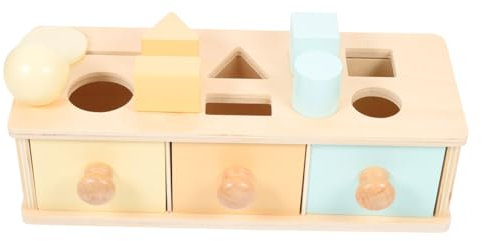 JOINPAYA Kasten Intellektuelle Lehrmittel Rätsel Planke Puzzle kinderpuzzle knobeleien für Kindergeburtstagsgeschenk laubsäge Münzbehälter für hölzern