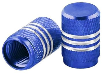 Motorra Reifenventilkappe Für ER6N ER-6N Motorrad Rad Reifen Ventilkappen(Blau)