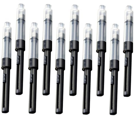 NAMOARLY 20pcs Fountain Pen Ink Absorbers Push-pull Refill Ink Tool School Supplies Universal