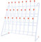 Reinscer Estante de secado de laboratorio, 24 , de vidrio de laboratorio, estante de secado de cristal de alambre, soporte de pared o estante de secado independiente