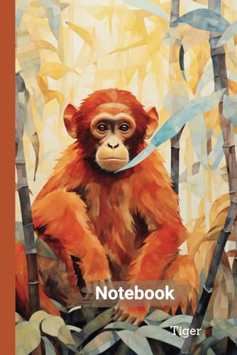 Monkey Notebook: Monkey Animal Print Notebook - Perfect for Note Taking - Monkey Print - 100 lined pages - Gift For Monkey Lovers - For Kids and Adults