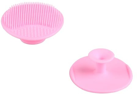Bojueshaw 2pcs Silicone Massage Brush,Baby Bath Brush,Baby Cradle Cap Brush,Exfoliator Brush for Dry Skin,Cradle Cap and Eczema