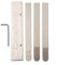 BlissfulAbode Guitar Luthier Tool Kit 4PCS Steel Nut Files Fret Crowning Slot Filing, For Guitar Bass Ukulele