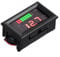 24V 60V Digital Voltmeter Car and Marine Battery Gauge with Health Indicator Bar and Color Voltage Display